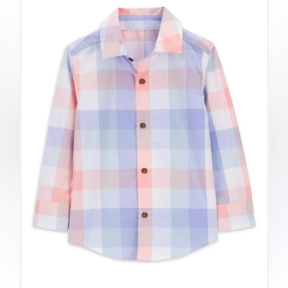 Carter's Other - Carter's Multicolor Plaid Button-Down Shirt SZ 5T